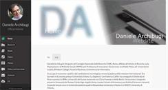 Desktop Screenshot of danielearchibugi.org