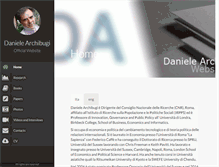 Tablet Screenshot of danielearchibugi.org